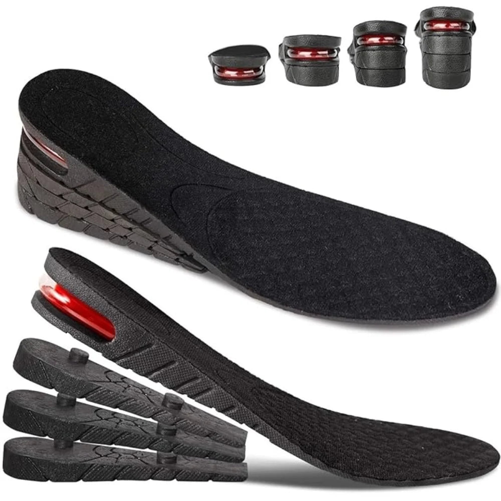 Height Increase Insoles – Adjustable 4-Layer Shoe Lifts for Men & Women | Heel Booster up to 9cm