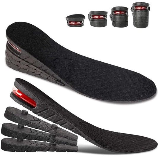 Height Increase Insoles – Adjustable 4-Layer Shoe Lifts for Men & Women | Heel Booster up to 9cm