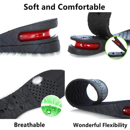 Height Increase Insoles – Adjustable 4-Layer Shoe Lifts for Men & Women | Heel Booster up to 9cm